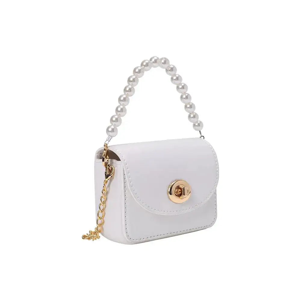 Monroe Mini Pearl White Sling Bag - Lino Perros