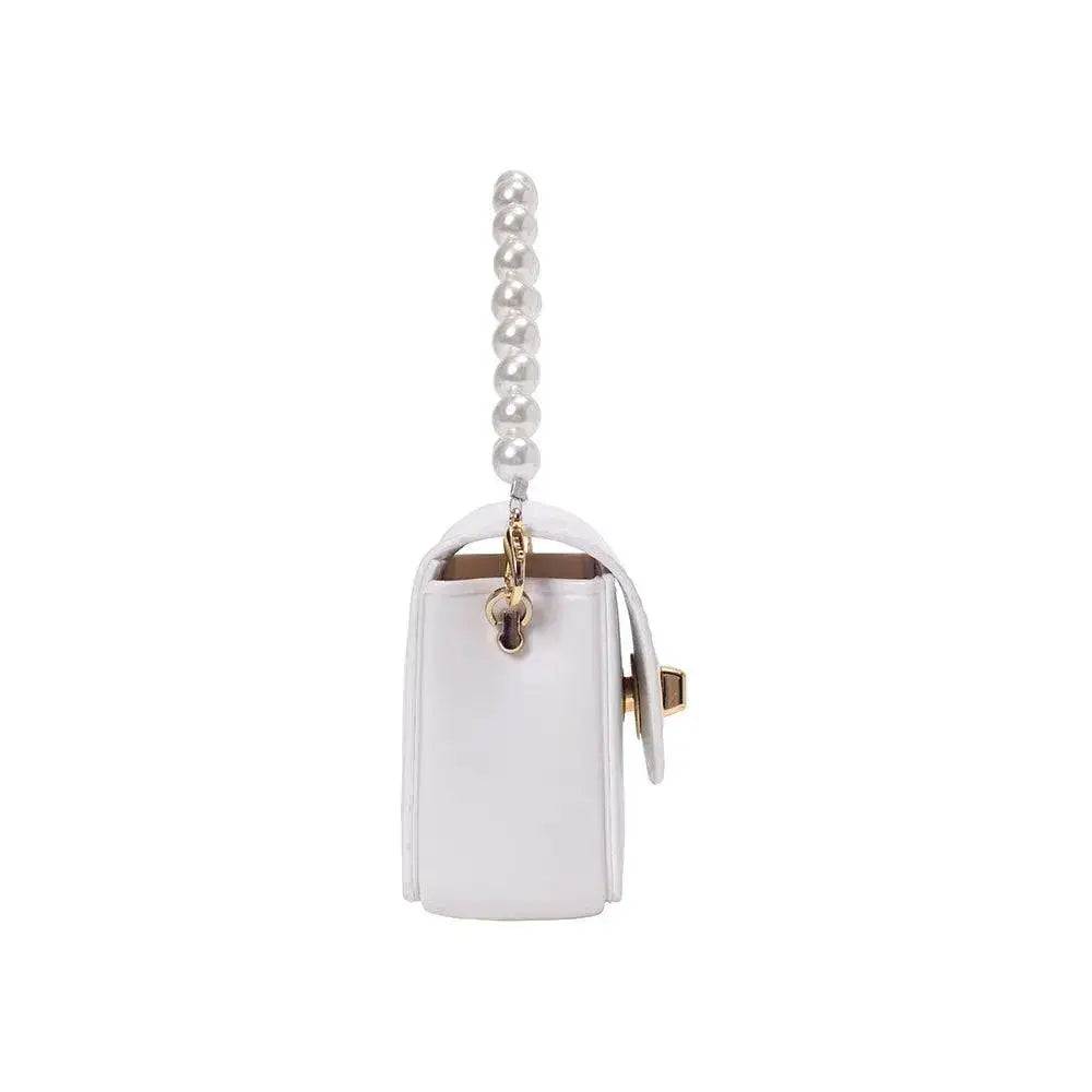 Monroe Mini Pearl White Sling Bag - Lino Perros