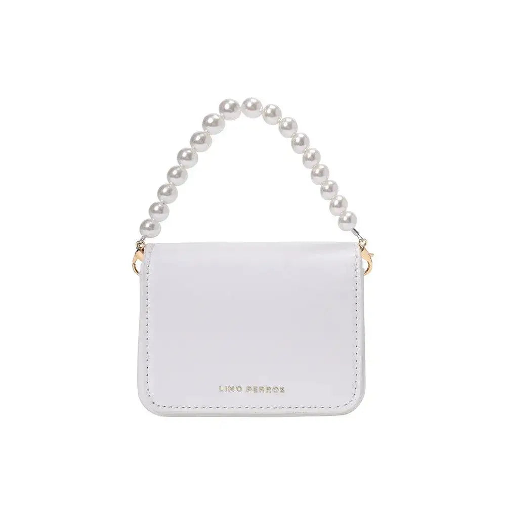 Monroe Mini Pearl White Sling Bag - Lino Perros