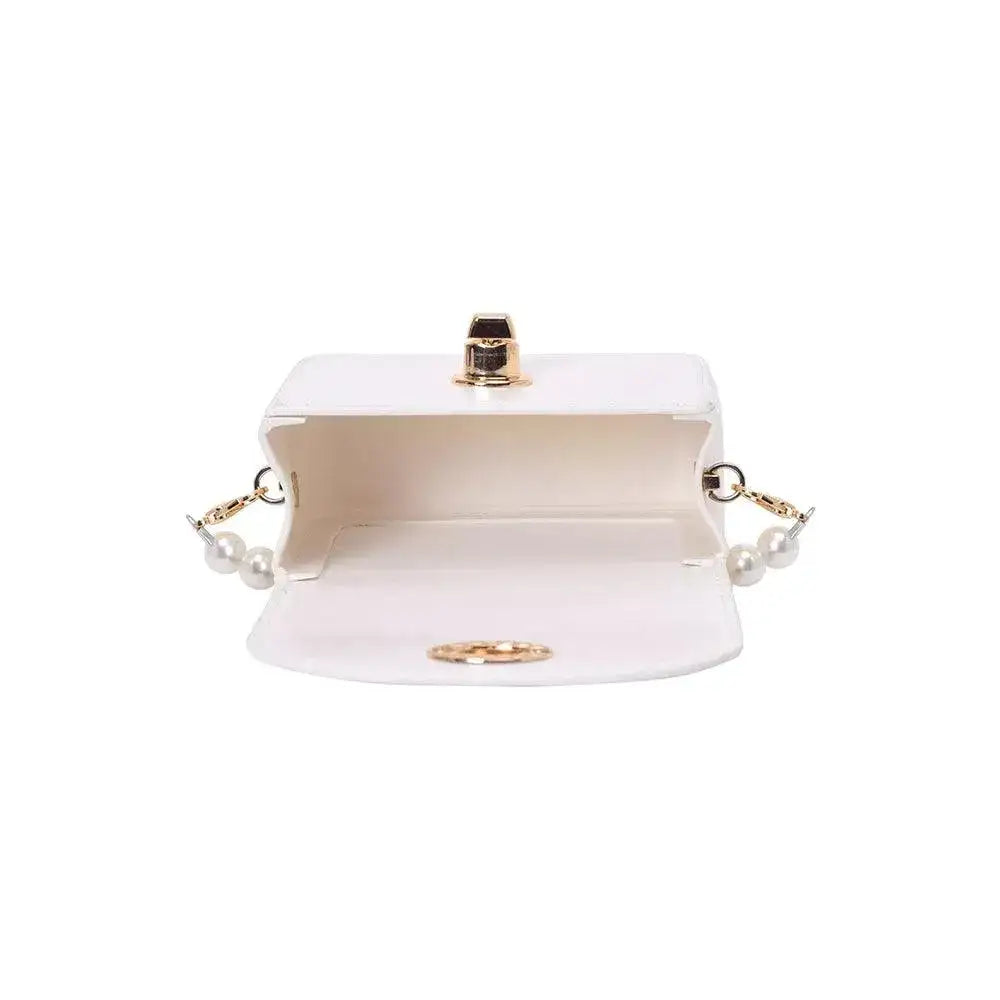 Monroe Mini Pearl White Sling Bag - Lino Perros