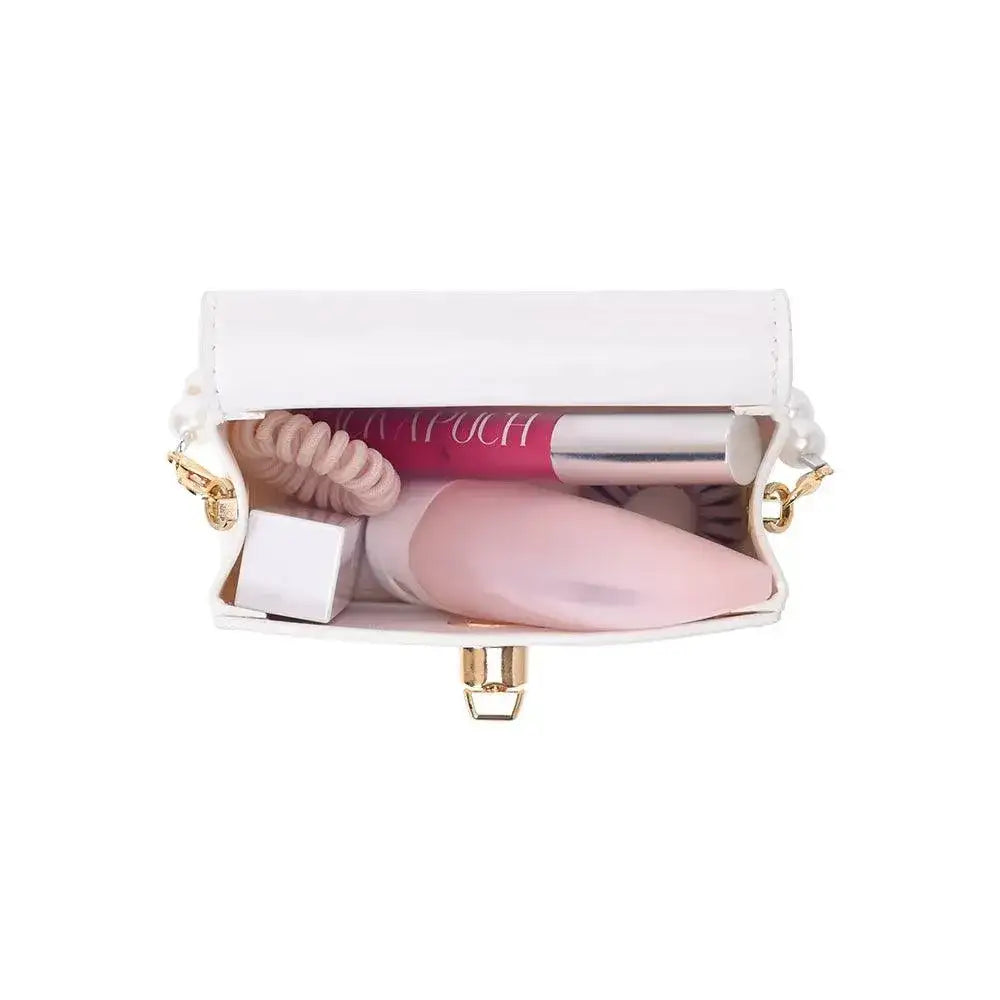 Monroe Mini Pearl White Sling Bag - Lino Perros