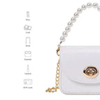 Monroe Mini Pearl White Sling Bag - Lino Perros