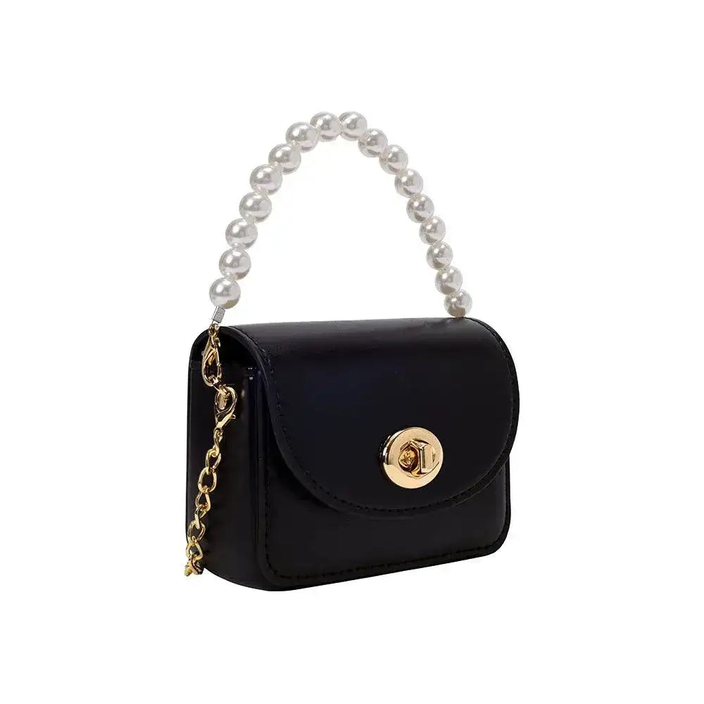 Monroe Mini Pearl Black Sling Bag - Lino Perros