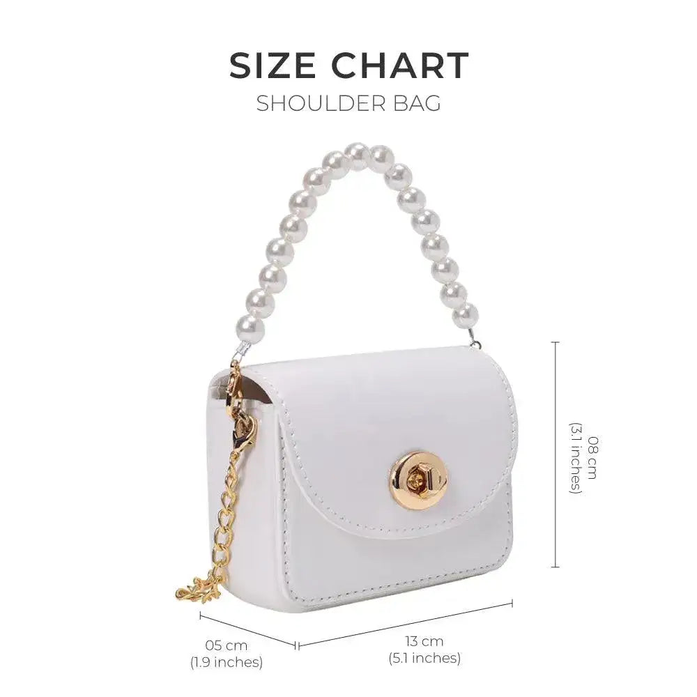 Monroe Mini Pearl White Sling Bag - Lino Perros