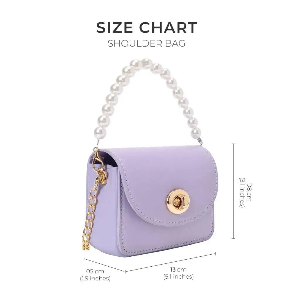 Monroe Mini Pearl Purple Sling Bag - Lino Perros