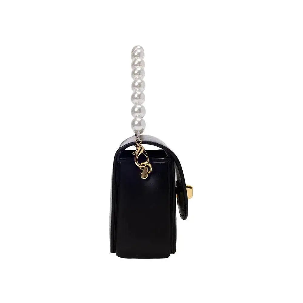 Monroe Mini Pearl Black Sling Bag - Lino Perros