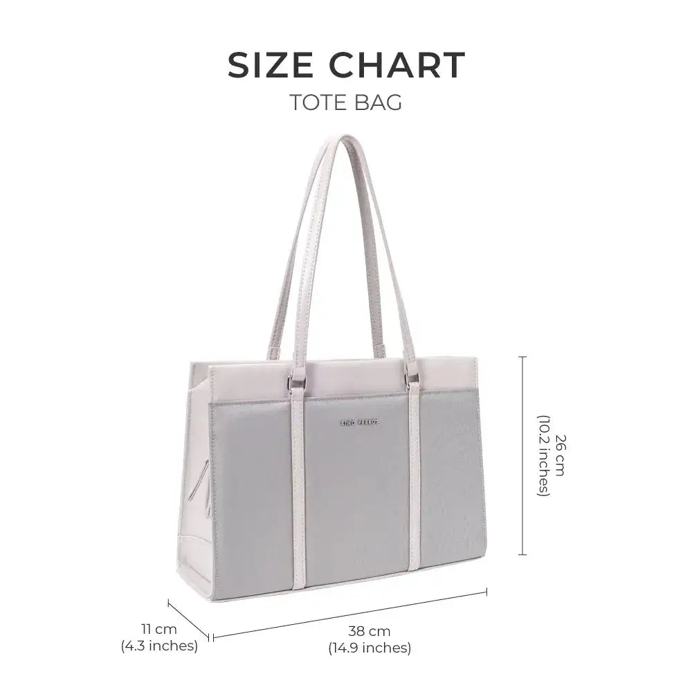 Monroe Serene Commuter Grey Tote Bag - Lino Perros