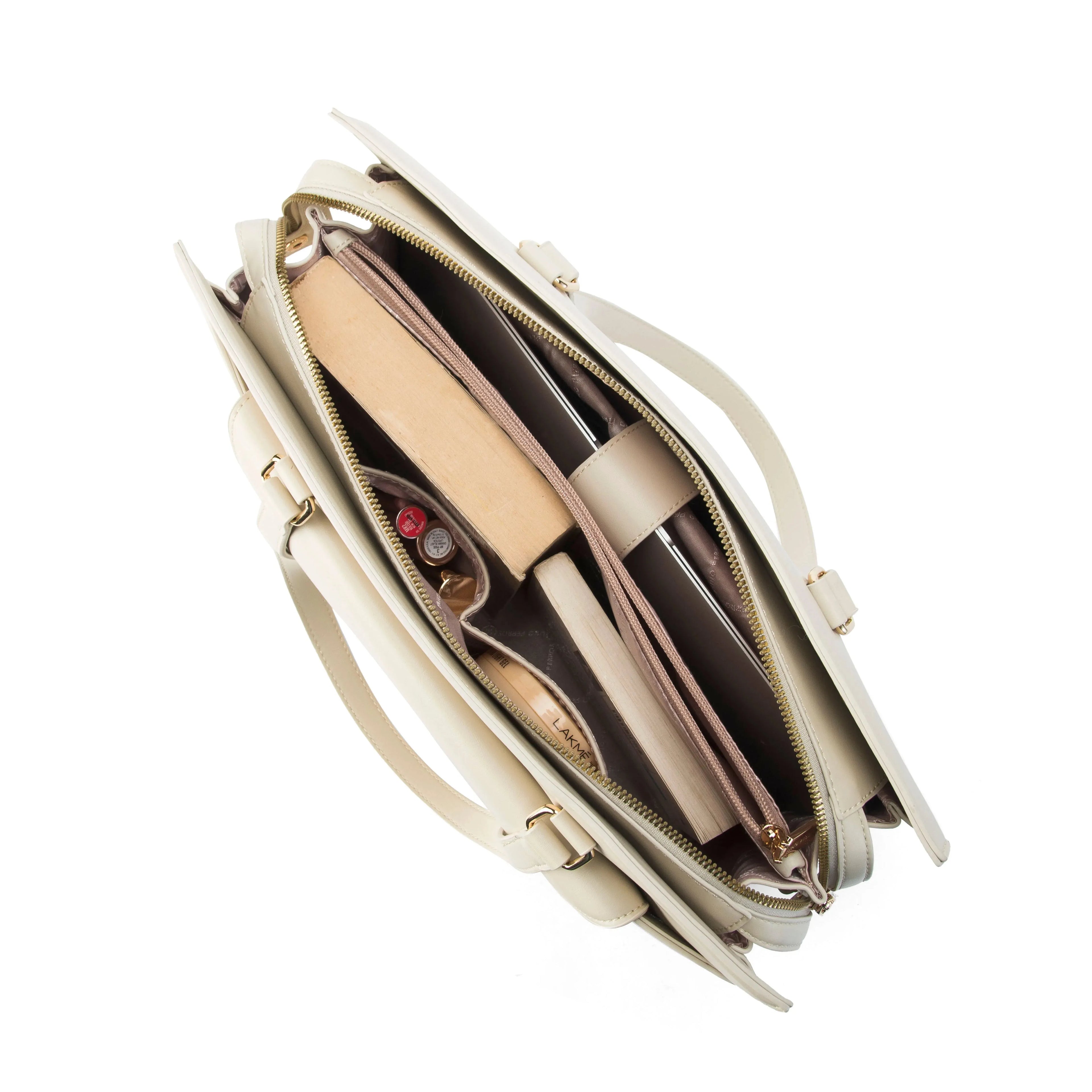 Monroe Sophisticated Beige Tote Bag - Lino Perros