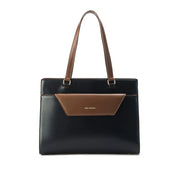 Monroe Sophisticated Black Tote Bag