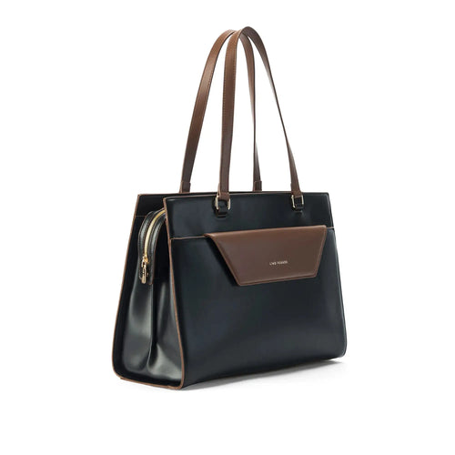 Monroe Sophisticated Black Tote Bag - Lino Perros