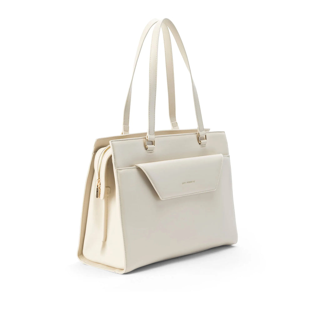 Monroe Sophisticated Beige Tote Bag - Lino Perros