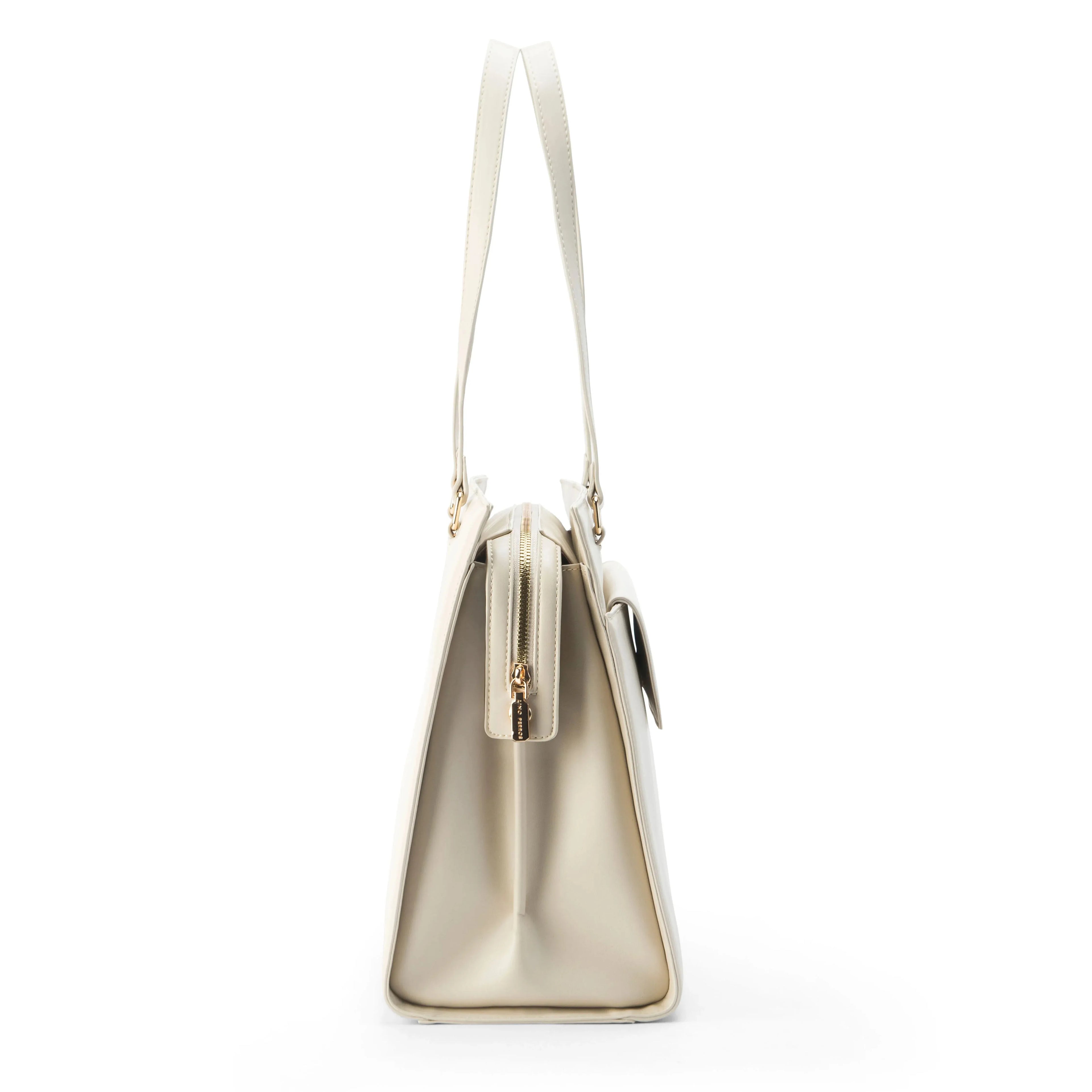 Monroe Sophisticated Beige Tote Bag - Lino Perros