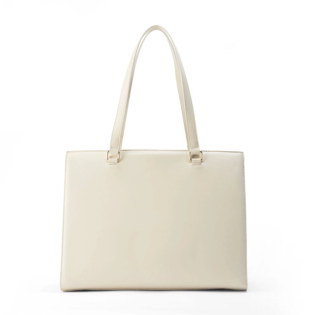 Monroe Sophisticated Beige Tote Bag - Lino Perros