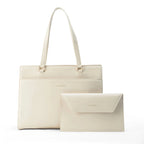 Monroe Sophisticated Beige Tote Bag - Lino Perros
