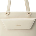 Monroe Sophisticated Beige Tote Bag - Lino Perros