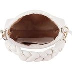 Monroe Stings White Satchel Bag - Lino Perros