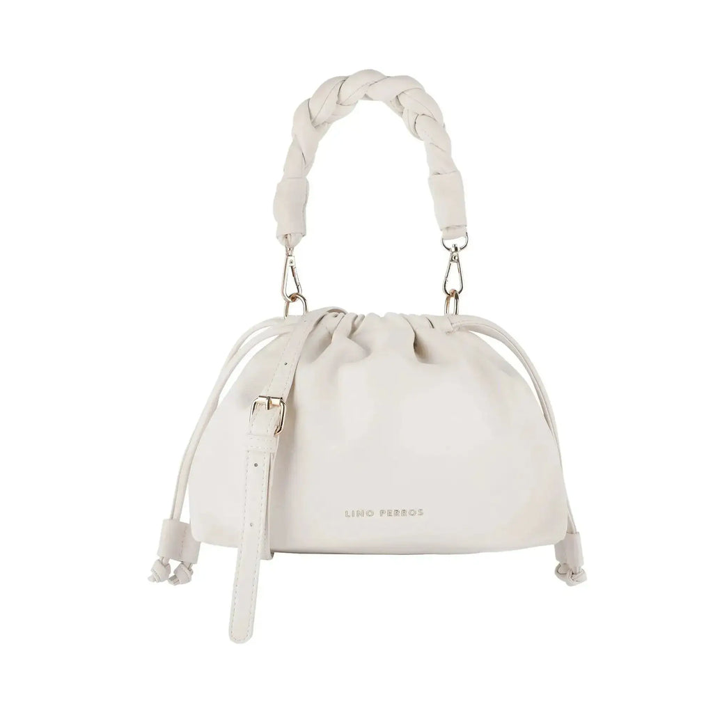 Monroe Stings White Satchel Bag - Lino Perros