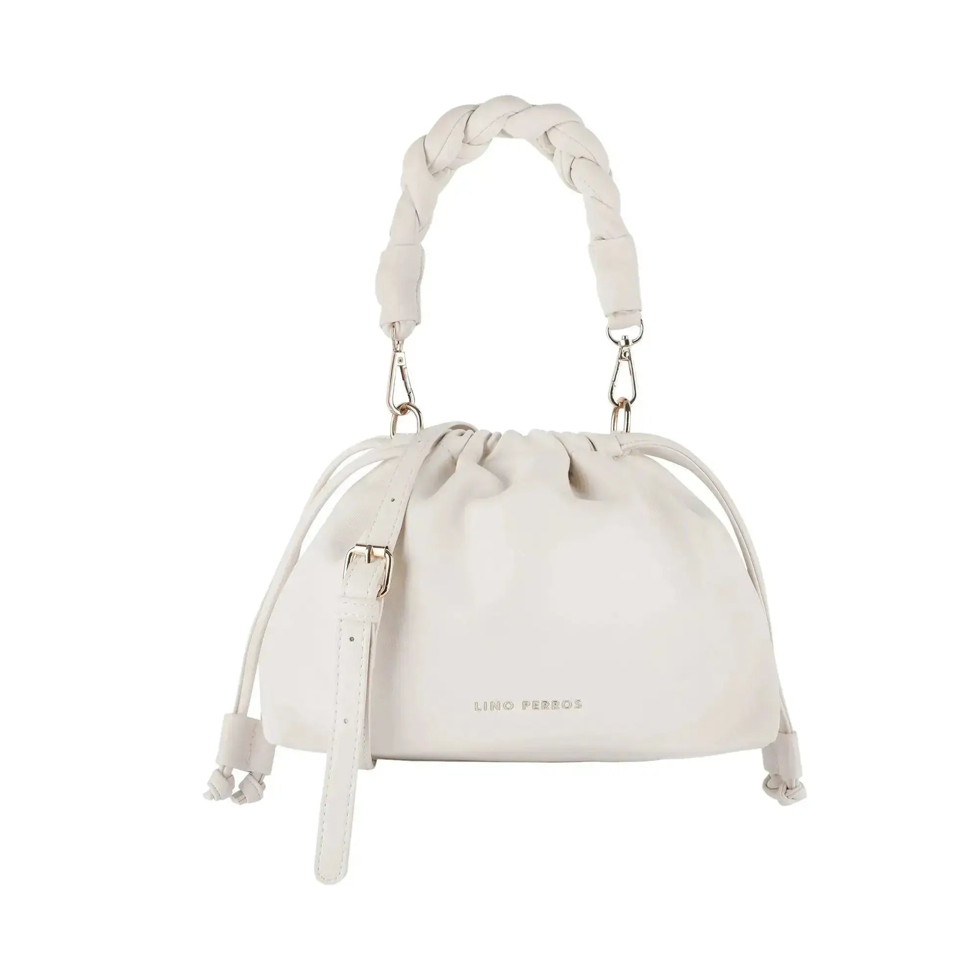 Monroe Stings White Satchel Bag - Lino Perros