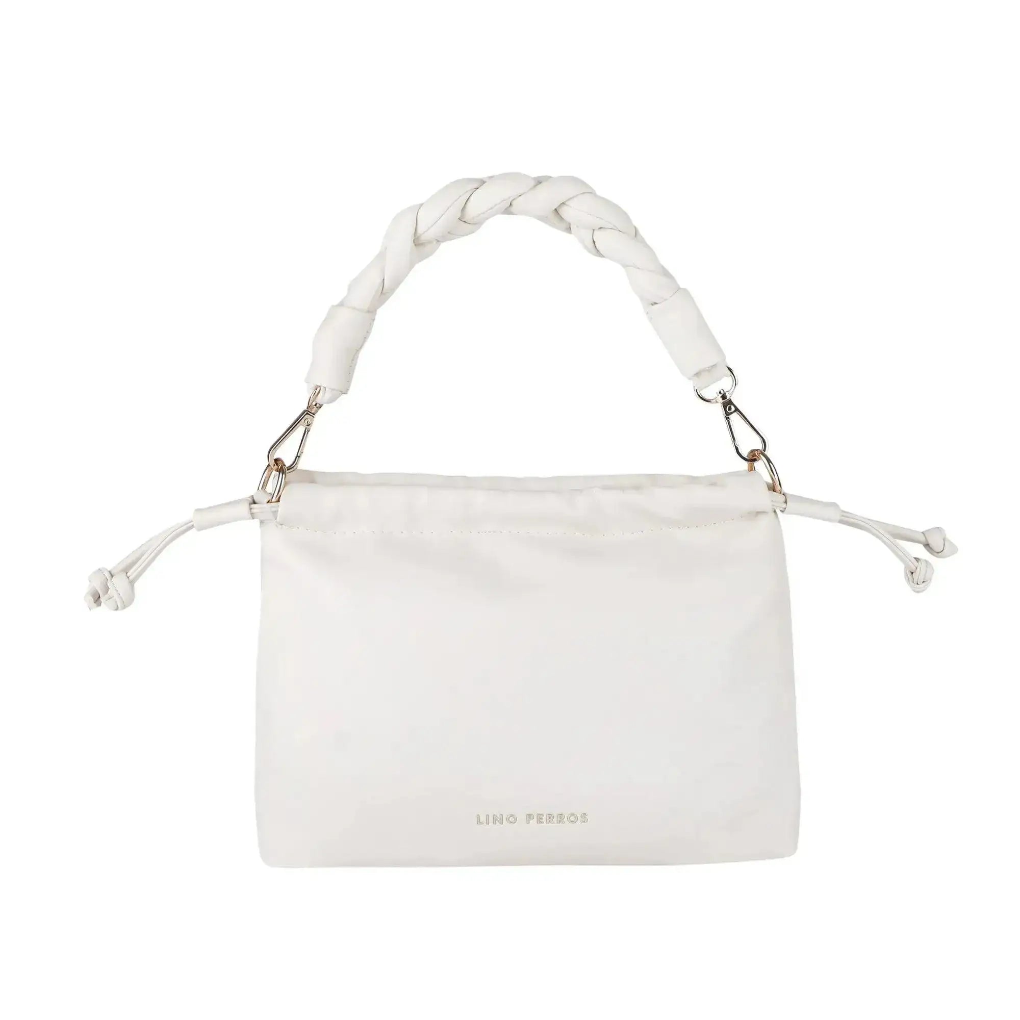 Monroe Stings White Satchel Bag - Lino Perros