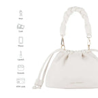 Monroe Stings White Satchel Bag - Lino Perros