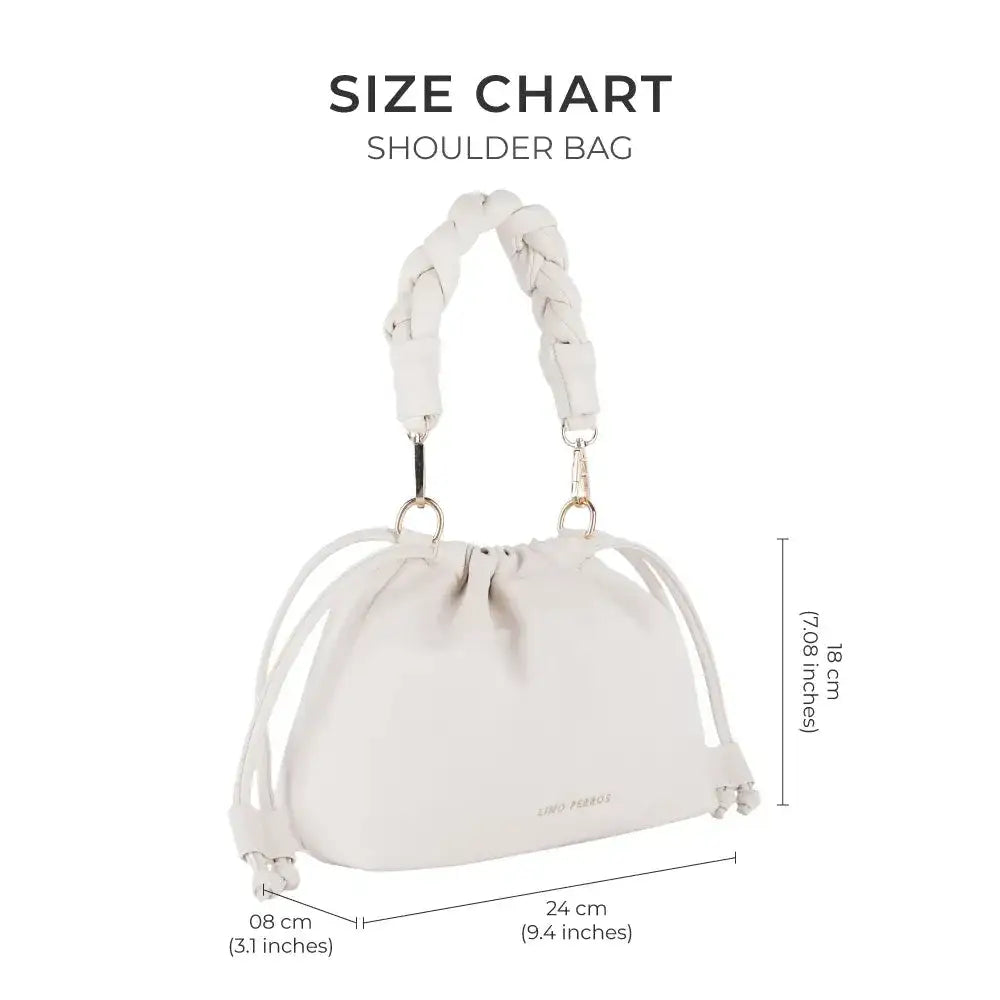 Monroe Stings White Satchel Bag - Lino Perros