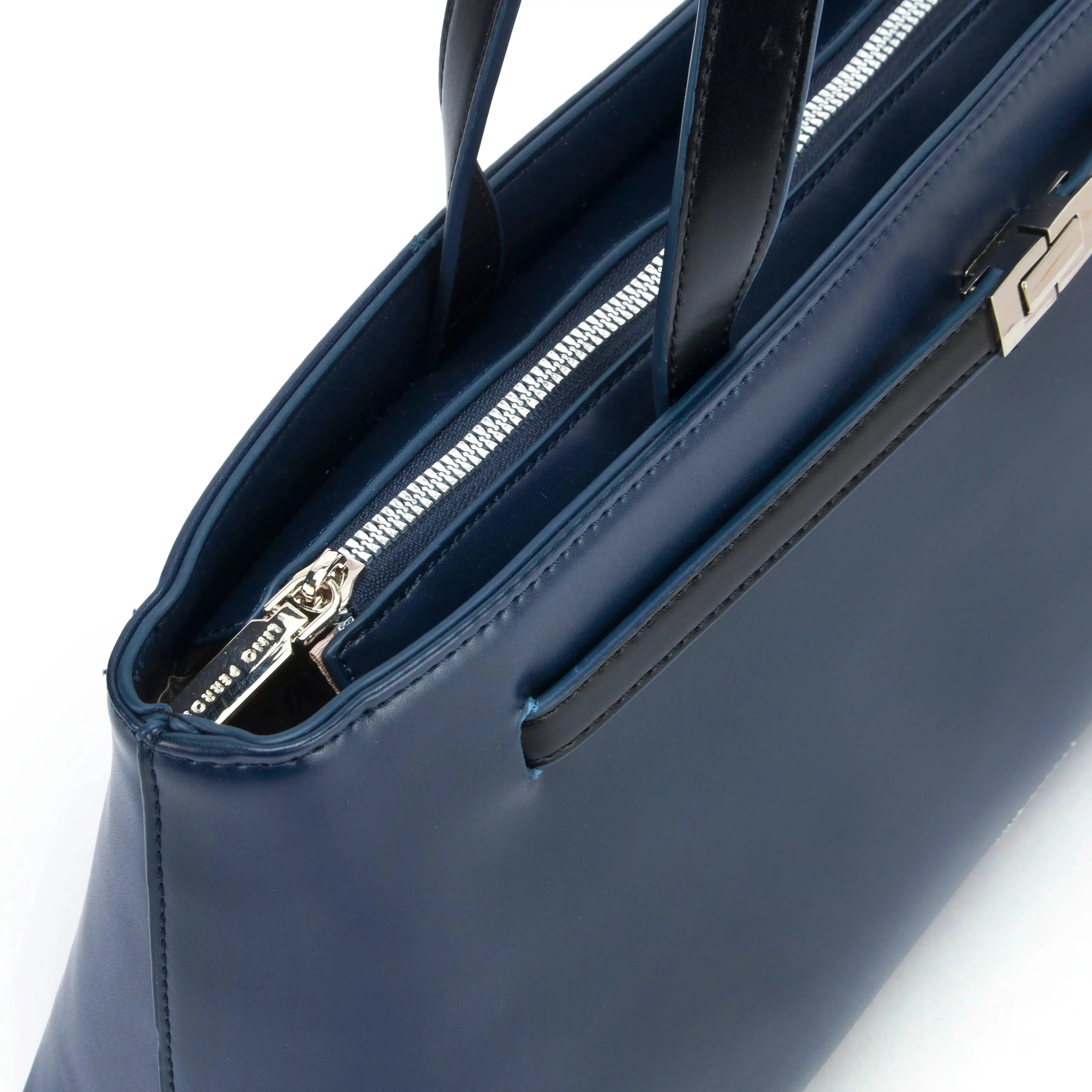Monroe Tailored Navy Shoulder Bag - Lino Perros