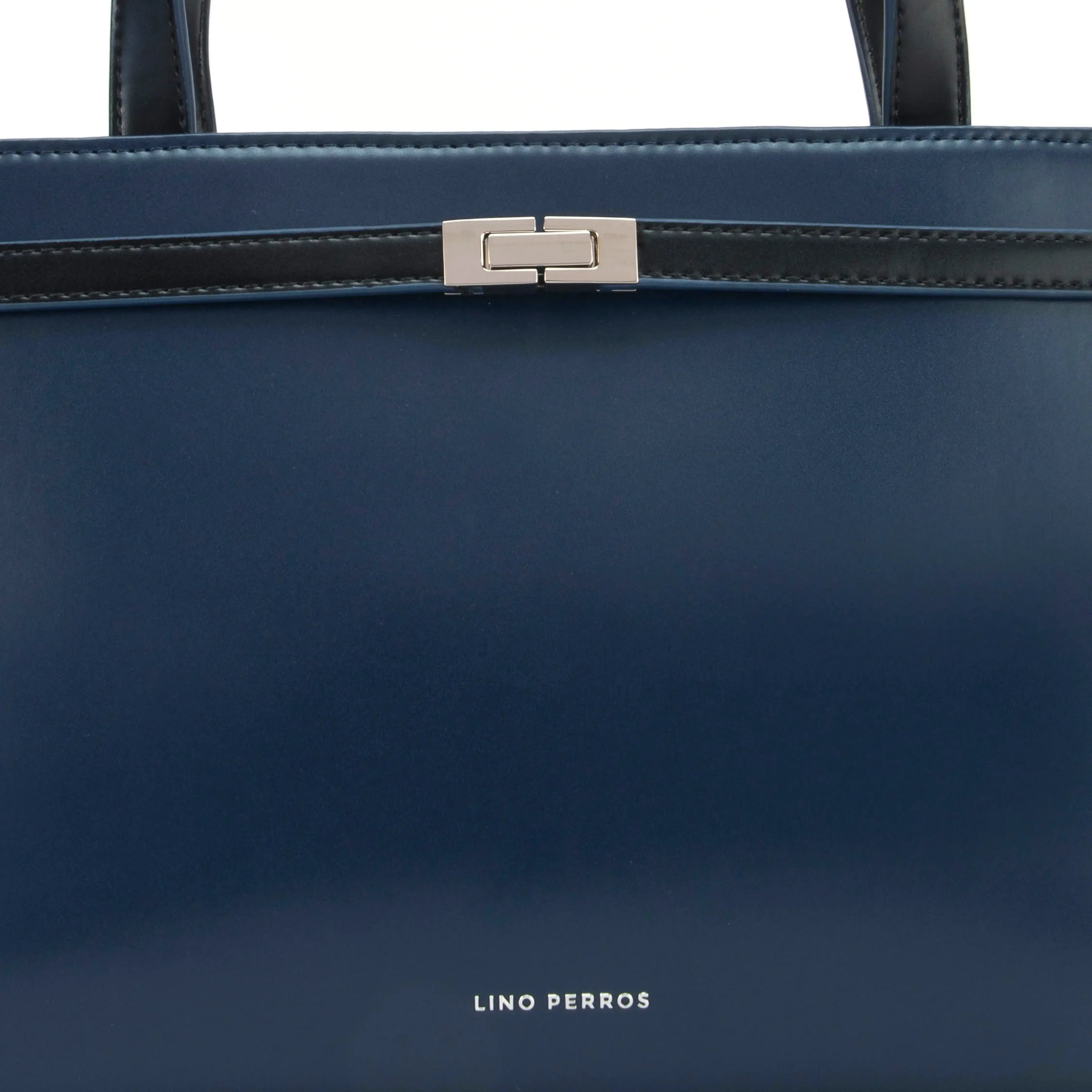 Monroe Tailored Navy Shoulder Bag - Lino Perros