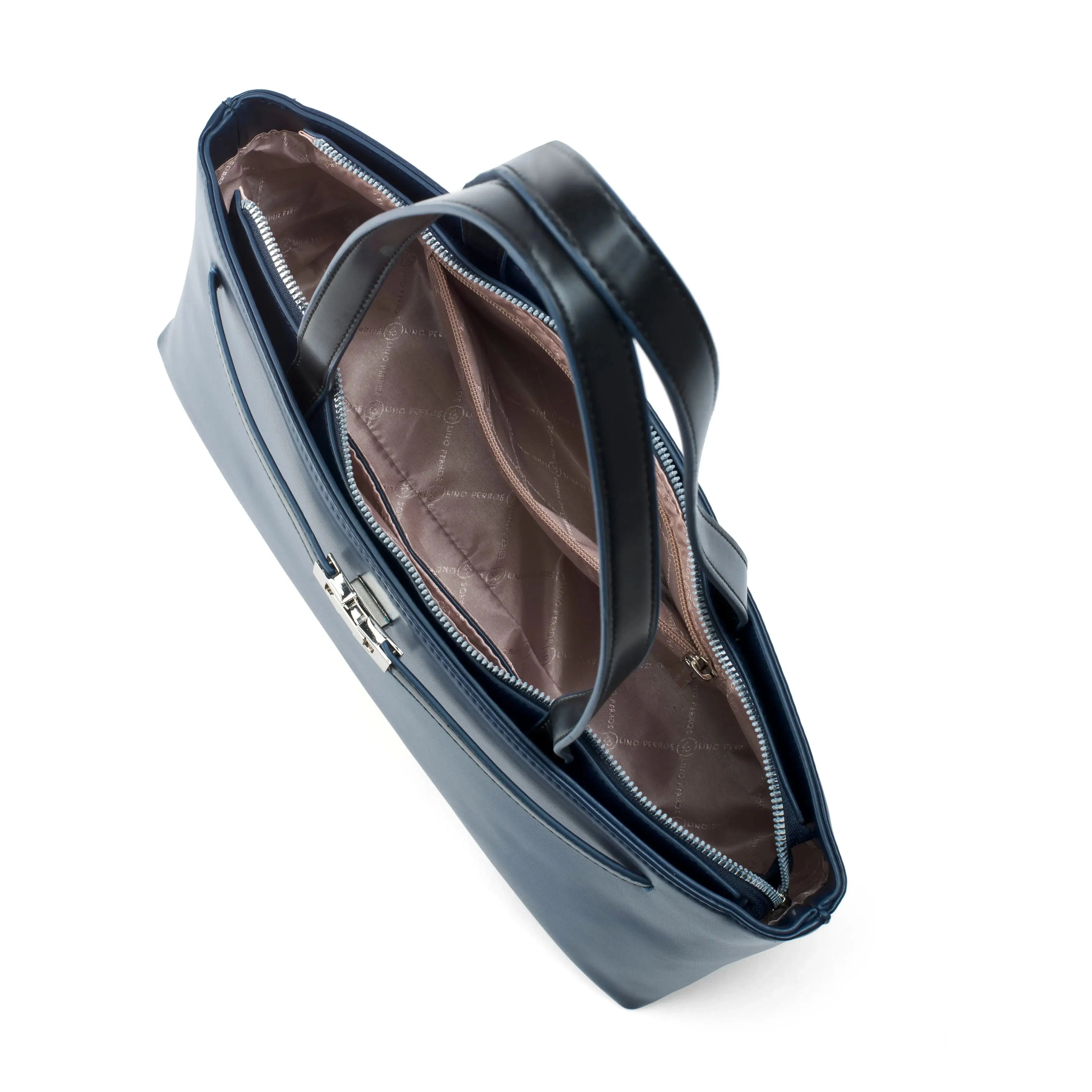 Monroe Tailored Navy Shoulder Bag - Lino Perros
