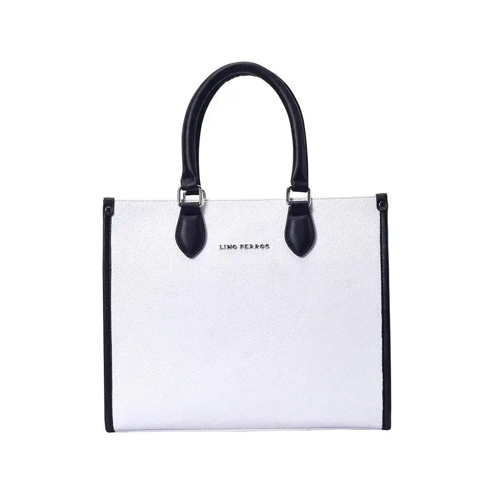 Monroe Versatile Solid White Tote Bag - Lino Perros
