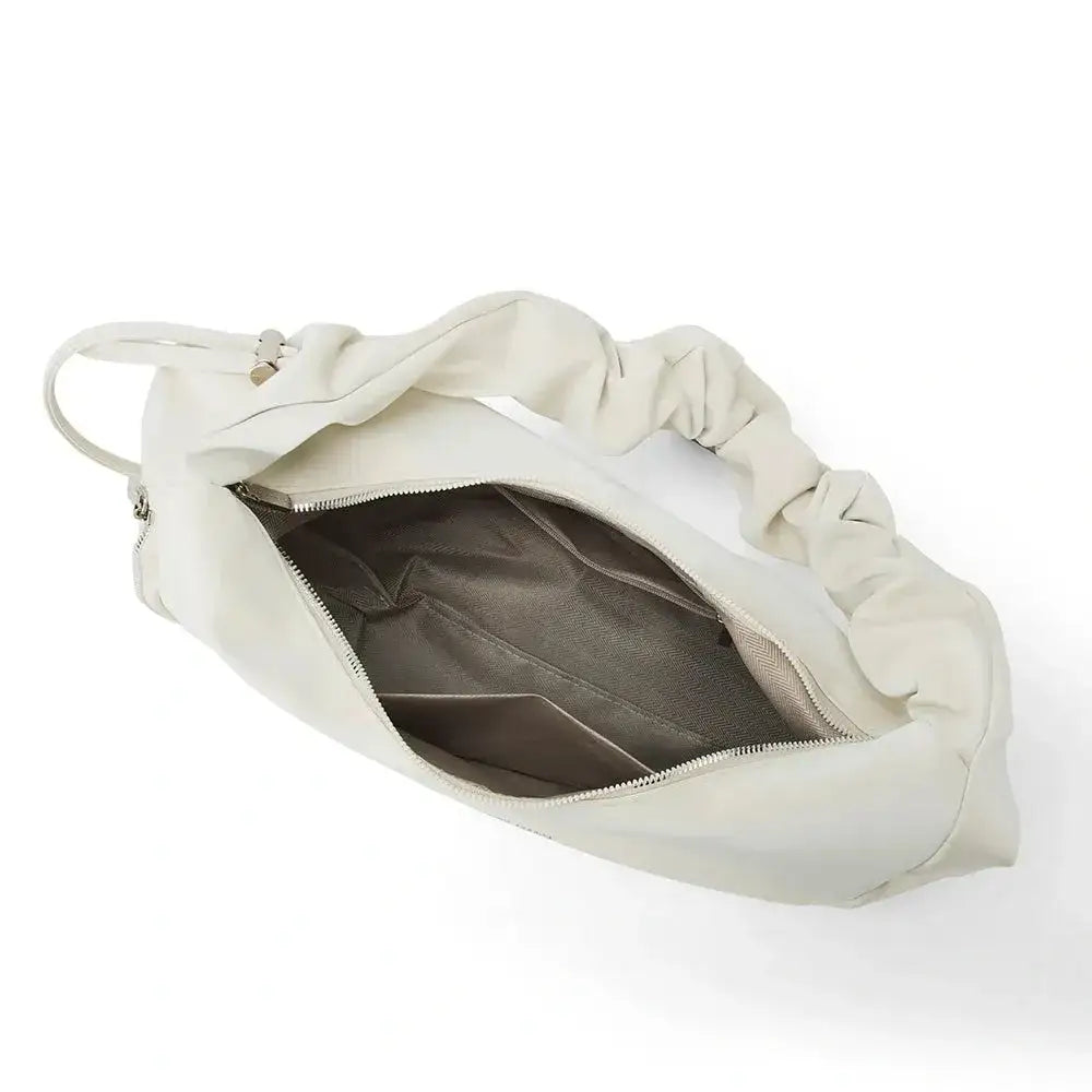 Monroe White Shoulder Bag - Lino Perros