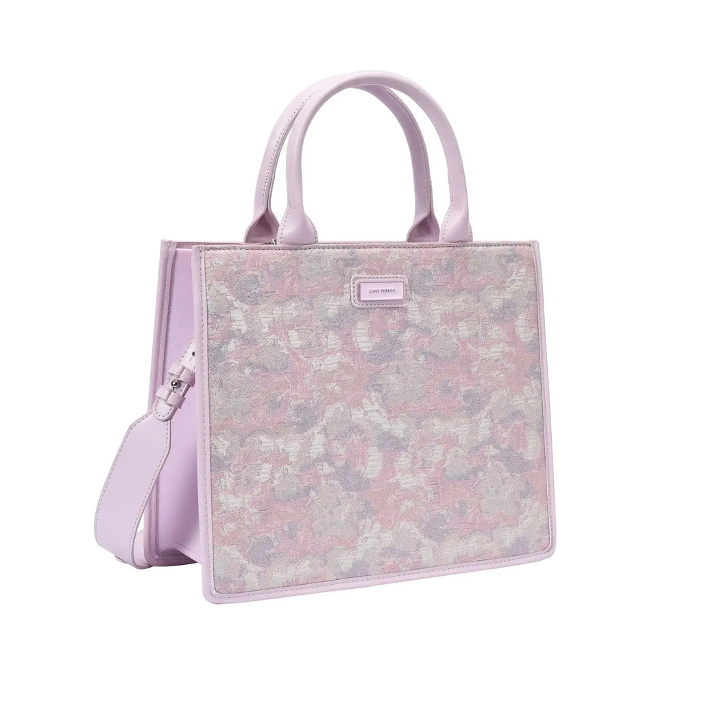 Nelly Date Lavender Satchel Bag - Lino Perros
