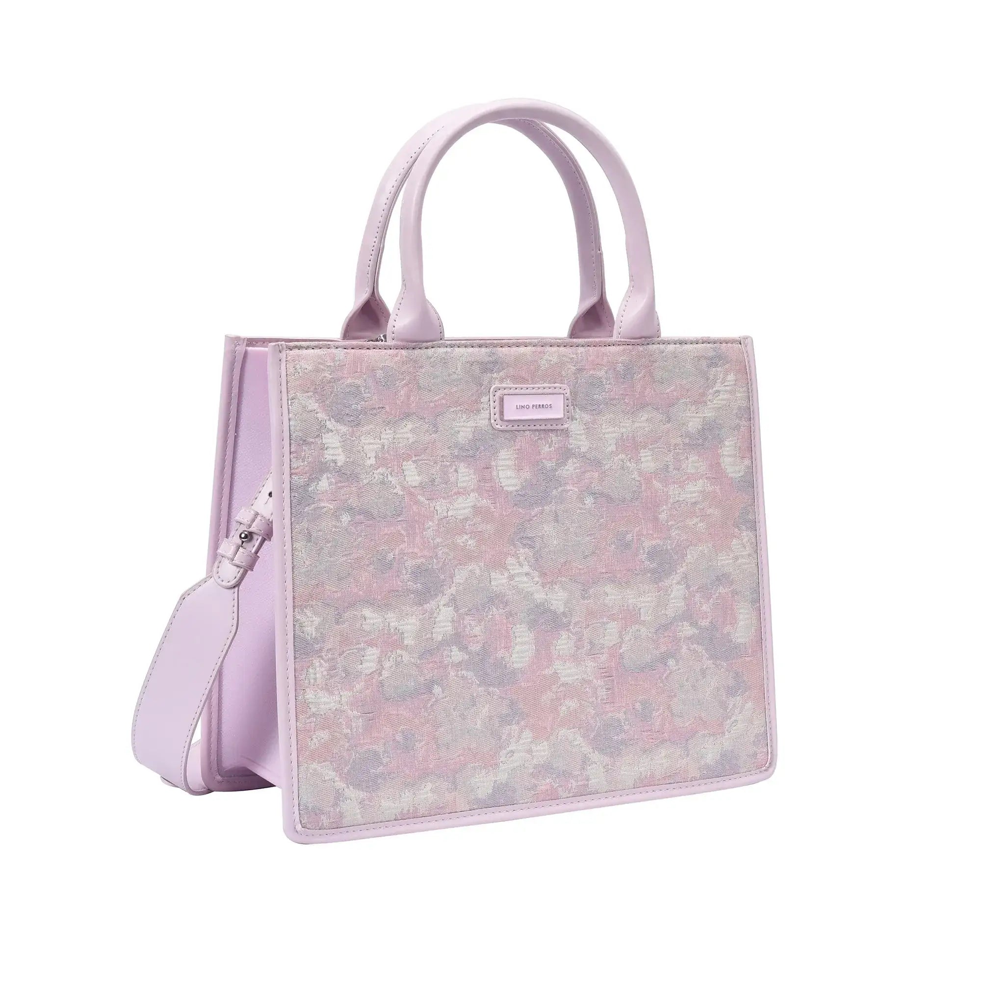 Nelly Date Lavender Satchel Bag - Lino Perros
