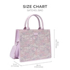 Nelly Date Lavender Satchel Bag - Lino Perros