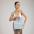 Nelly Date Blue Satchel Bag - Lino Perros