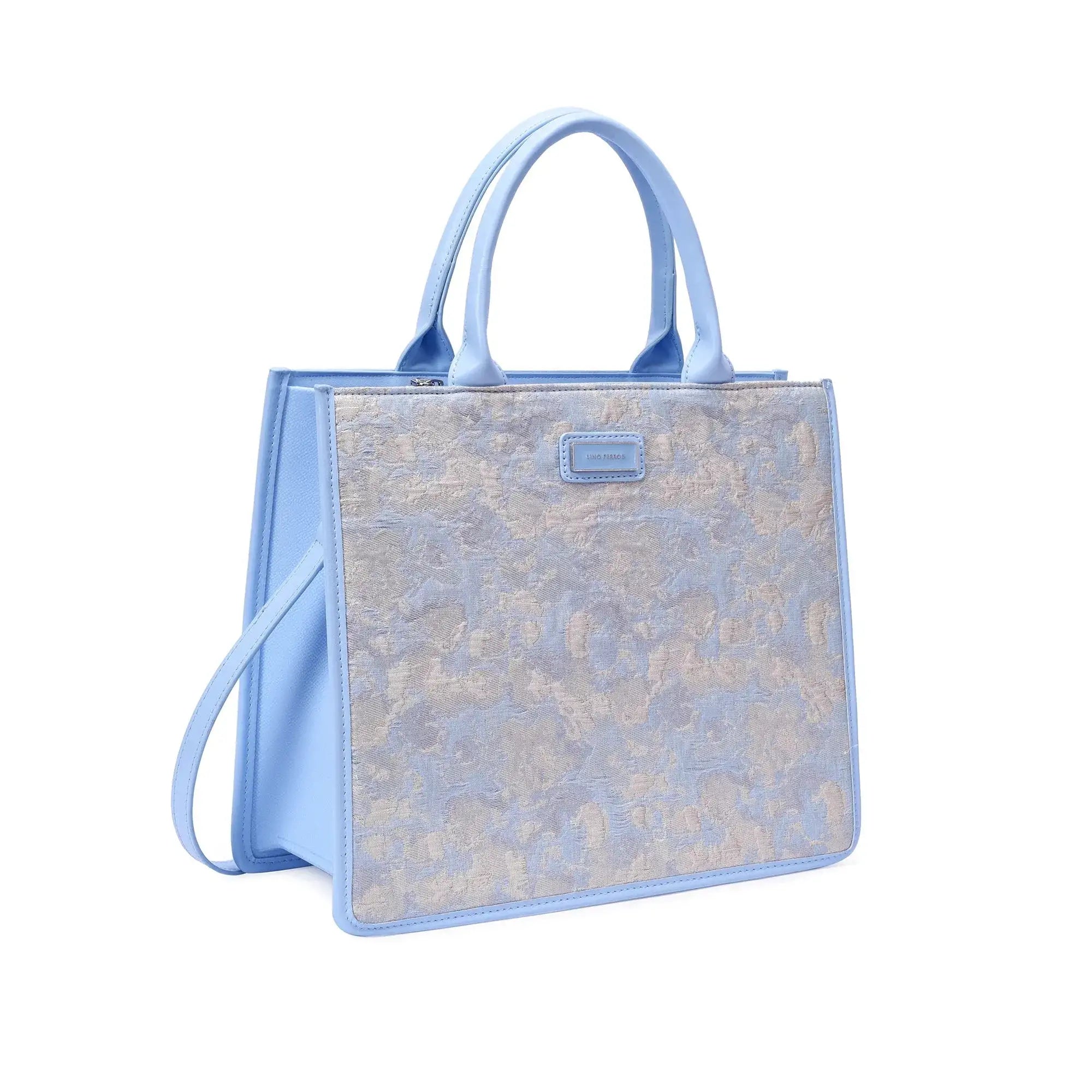 Nelly Date Blue Satchel Bag - Lino Perros