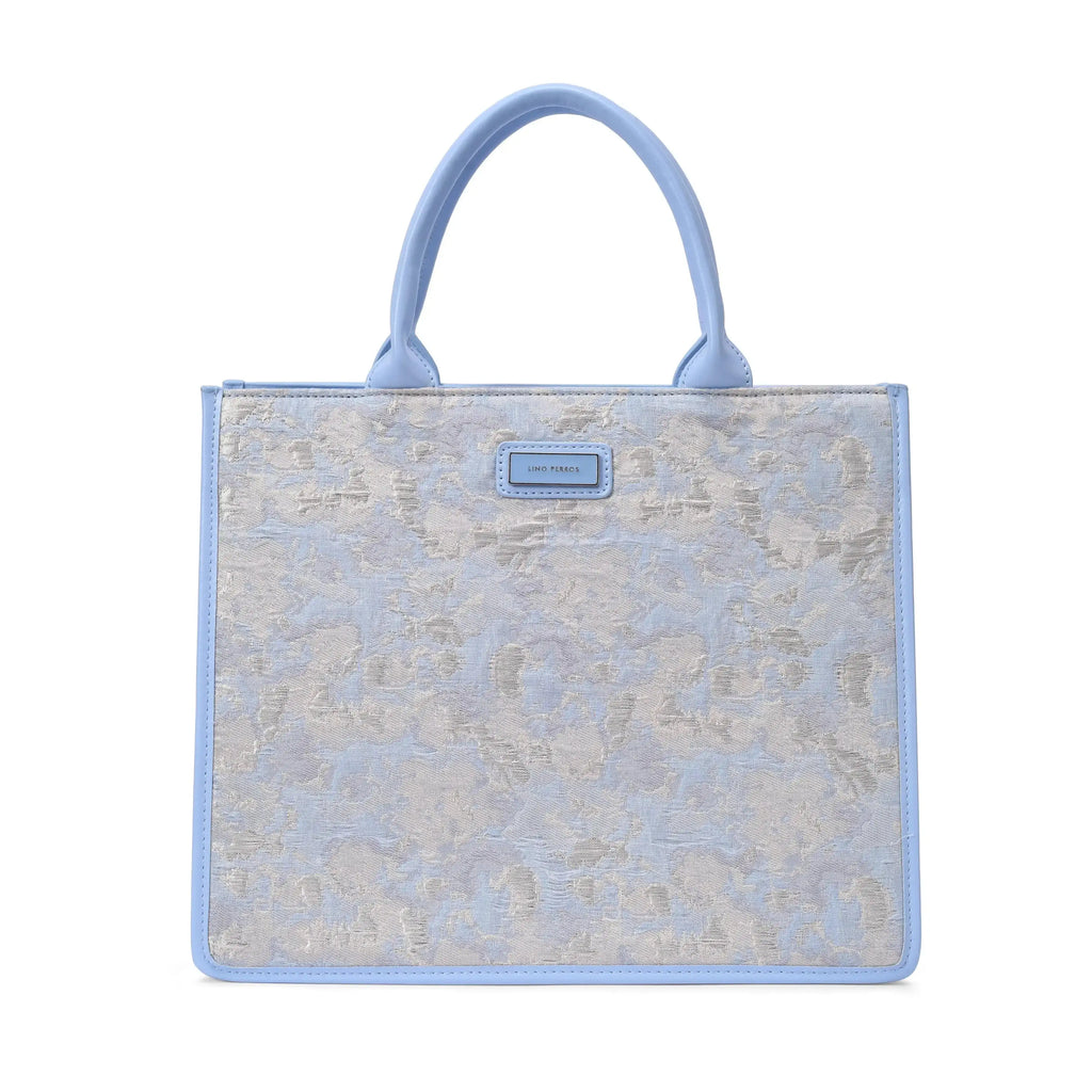 Nelly Date Blue Satchel Bag - Lino Perros