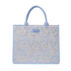 Nelly Date Blue Satchel Bag - Lino Perros