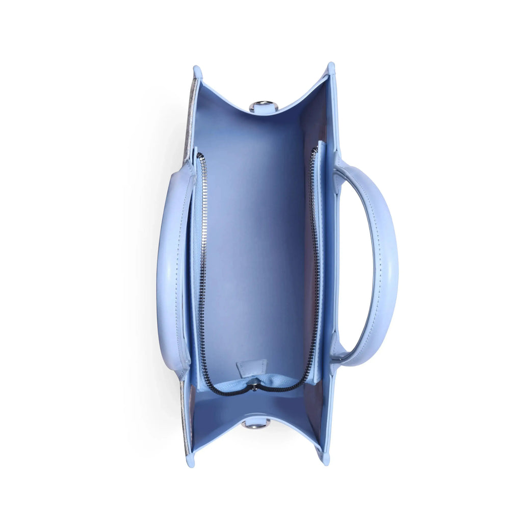 Nelly Date Blue Satchel Bag - Lino Perros