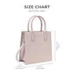 Nelly Gesture Beige Satchel Bag - Lino Perros