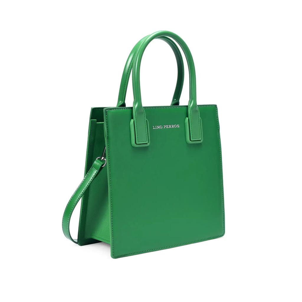Nelly Gesture Green Satchel Bag - Lino Perros