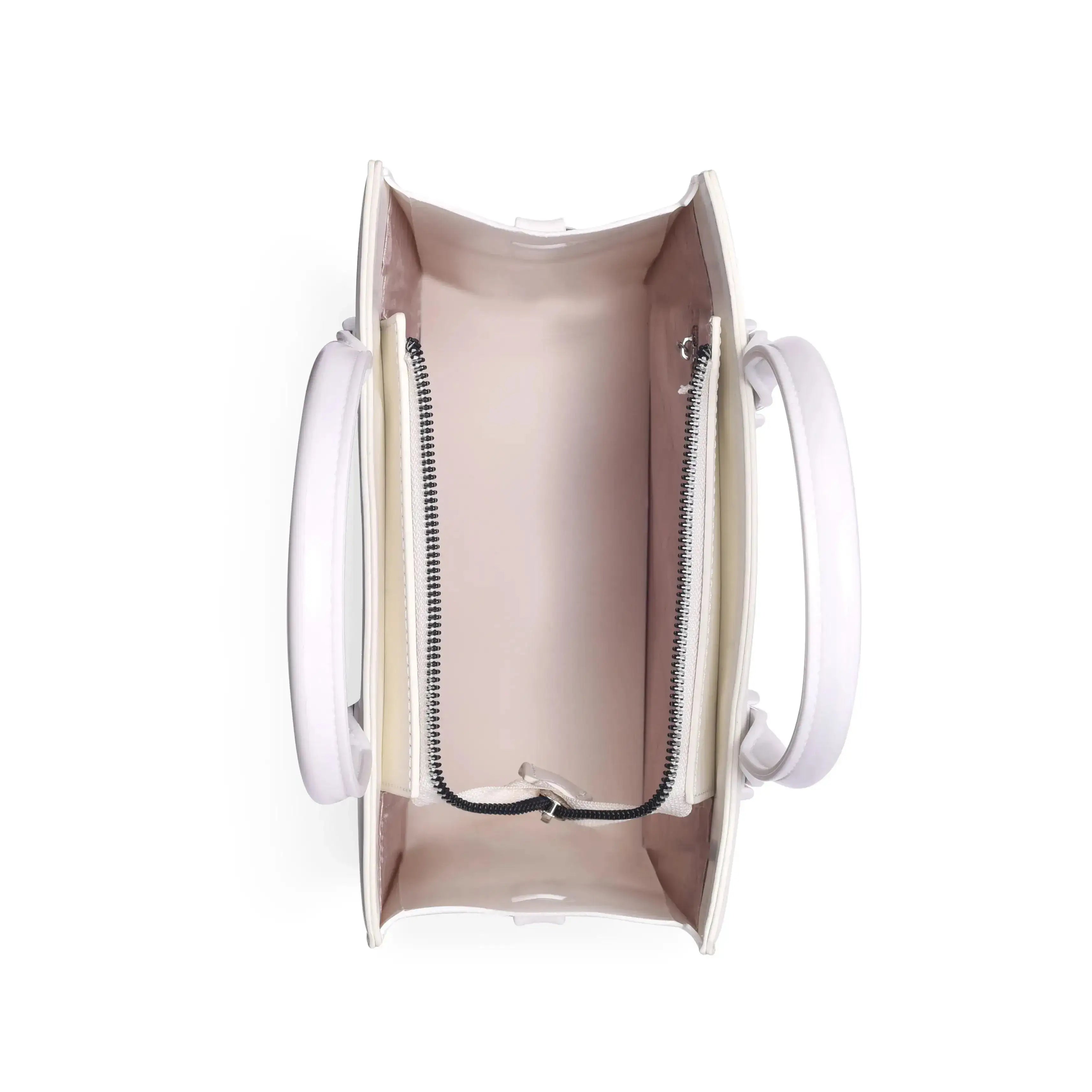 Nelly Gesture White Satchel Bag - Lino Perros