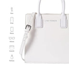 Nelly Gesture White Satchel Bag - Lino Perros