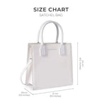Nelly Gesture White Satchel Bag - Lino Perros