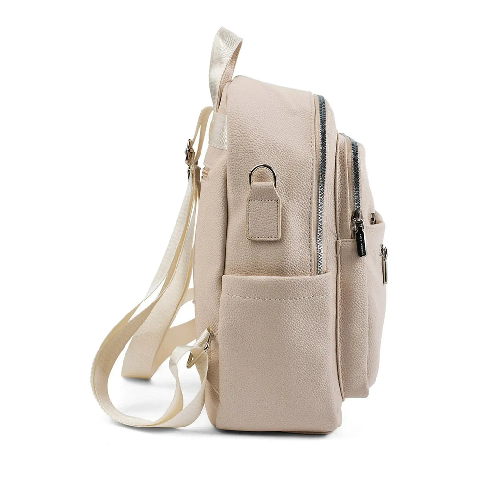 Pacman Everyday Designer Beige Backpack - Lino Perros