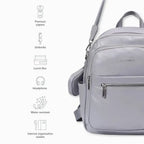 Pacman Everyday Designer Grey Backpack - Lino Perros