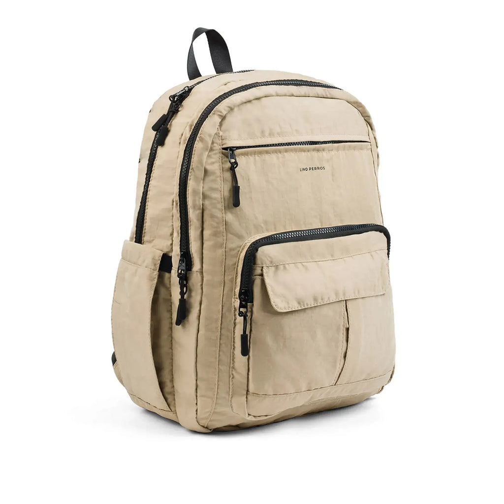 Pacman Utility Beige Backpack - Lino Perros