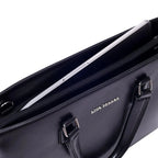 Peggy Subtle Unisex Black Tote Bag - Lino Perros