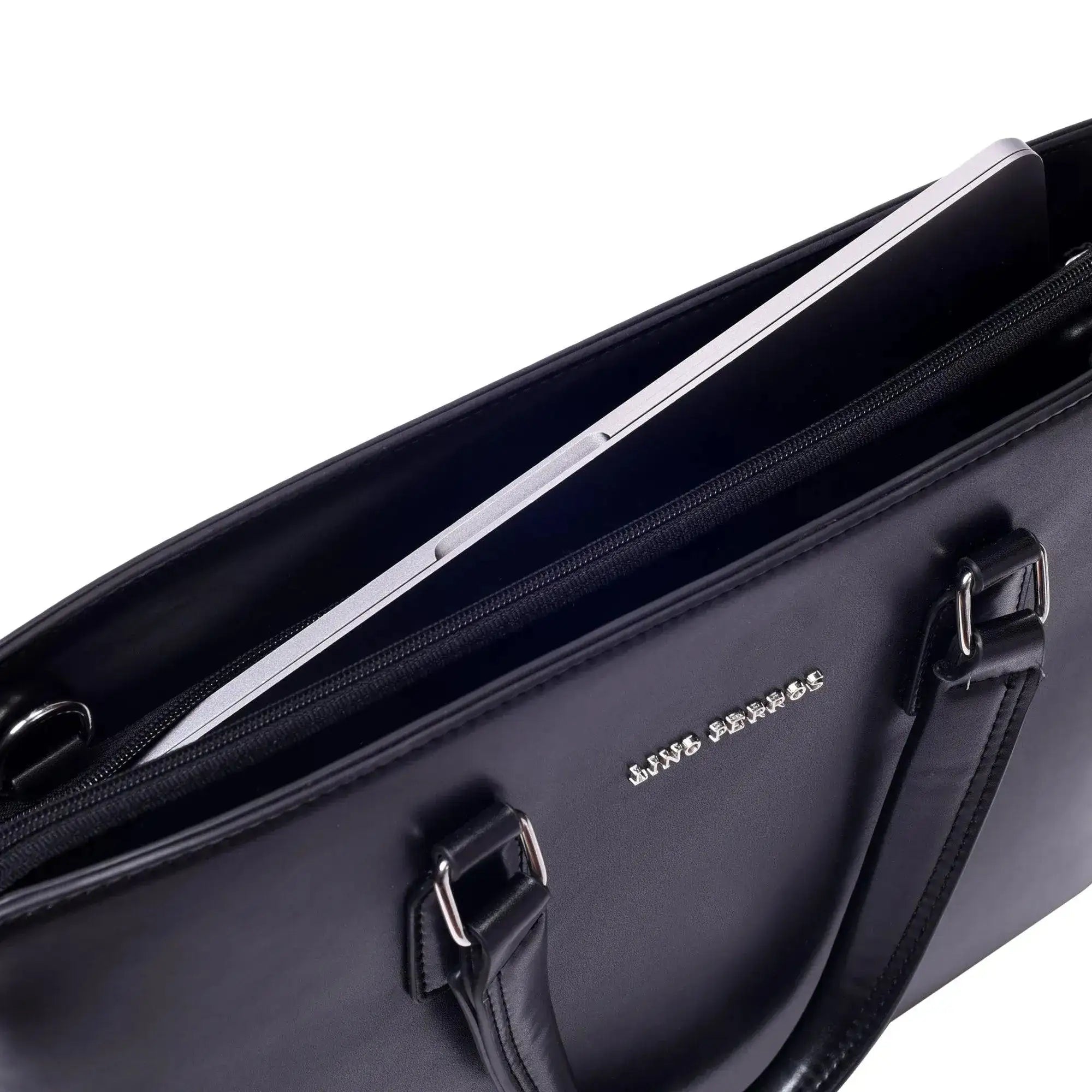 Peggy Subtle Unisex Black Tote Bag - Lino Perros