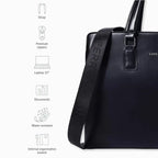 Peggy Subtle Unisex Black Tote Bag - Lino Perros