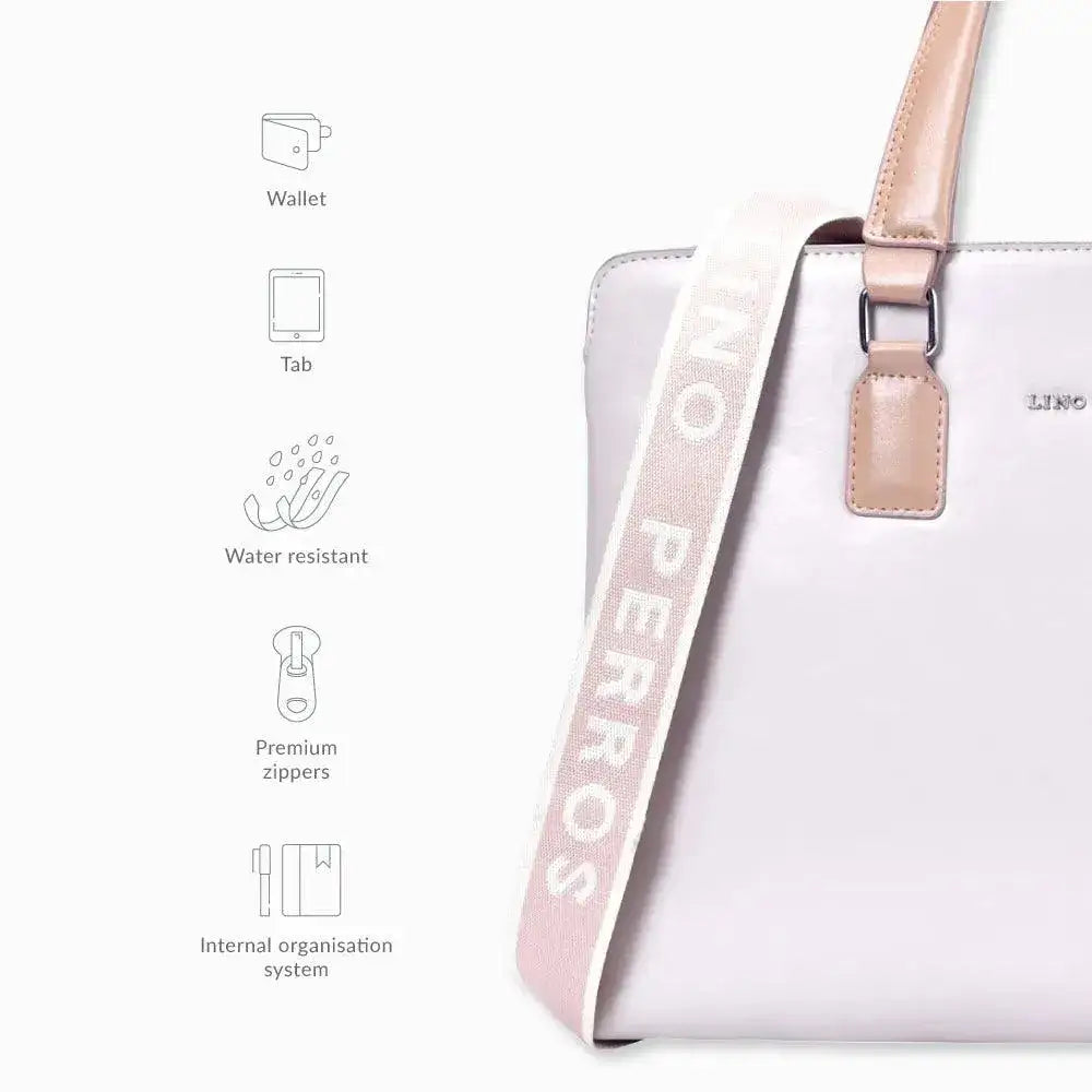 Peggy Subtle Unisex Off White Tote Bag - Lino Perros